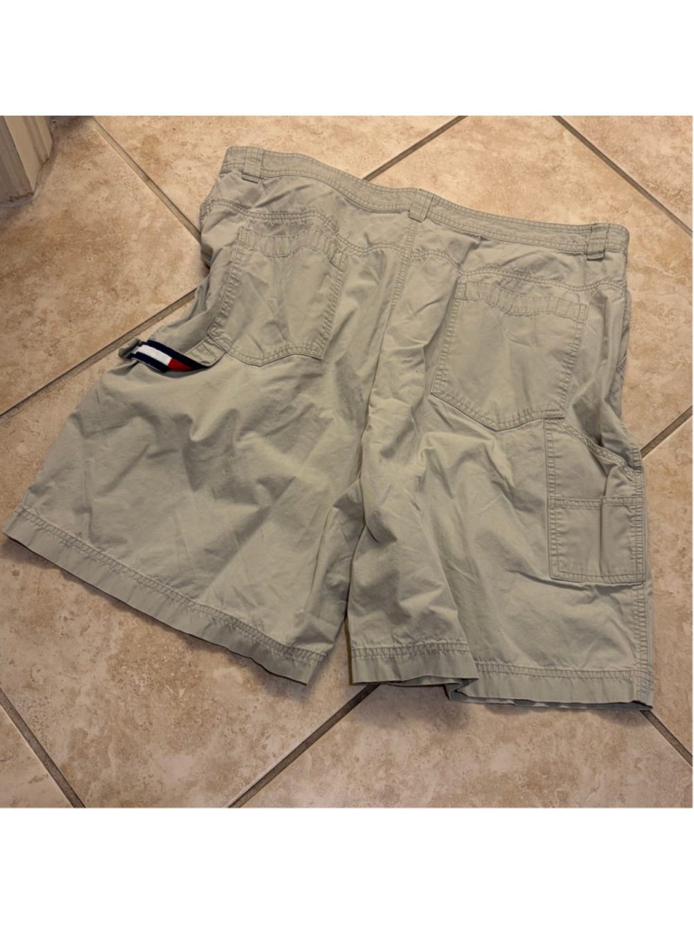 Men's Tommy Hilfiger Baggy Cargo Shorts Size 40 Y2k Sk8